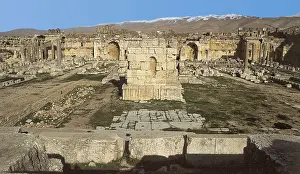 Crome Prints: LEBANON. BIQA. Baalbek. Temple of Jupiter (60 AD)