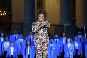 R And B Prints: Ledisi performs at a Juneteenth remembrance concert at the White House