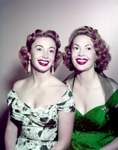 Curled Hair Prints: From left: Audrey Meadows, Jayne Meadows, 1953