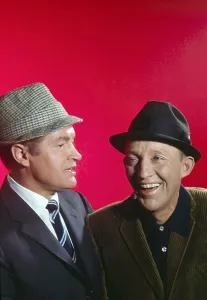 Hope Prints: From left: Bob Hope, Bing Crosby, February 1962