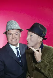 Hope Prints: From left: Bob Hope, Bing Crosby, February 1962