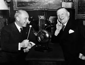 1930s Radio Prints: From left, Cecil B. De Mille, Major Edward Bowes, 1938