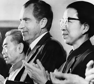 China Prints: From left: Chinese Premier Zhou Enlai, U