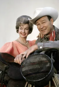 1960s Hairstyles Prints: From left, Dale Evans, Roy Rogers, 1962
