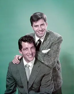 From left: Dean Martin, Jerry Lewis, ca. early 1950s