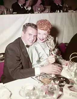 Celebrities Prints: From left, Desi Arnaz, Lucille Ball, ca. mid-1950s