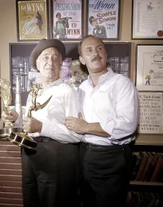 1950s Candids Prints: From left, Ed Wynn and his son, Keenan Wynn, ca