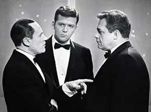 Tv Special Prints: From left: E.G. Marshall, Robert Reed, Raymod Burr, TV special, circa 1970s