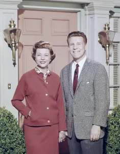 Nelson Prints: From left: Harriet Nelson, Ozzie Nelson, 1964