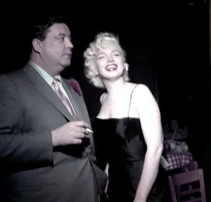 Jackie Prints: From left, Jackie Gleason, Marilyn Monroe