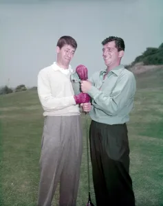 Golfing Prints: From left: Jerry Lewis, Dean Martin