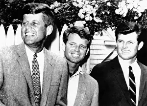 Brothers Prints: From left, John F. Kennedy, Robert Kennedy