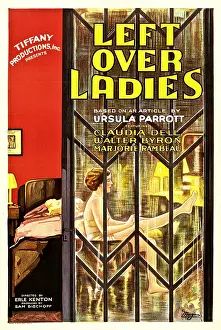 Sitting On Bed Prints: LEFT OVER LADIES, poster art, 1931