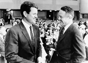 Politician Prints: From left, Senator Edward Kennedy