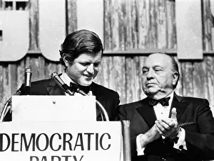 Mayor Prints: From left, Senator Edward Kennedy