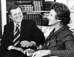 Rose Prints: From left, Senator Edward Kennedy