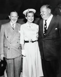 Laughing Prints: From left: Stan Laurel, Gale Storm