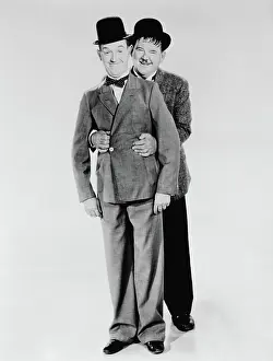 Images Dated 24th May 2019: From left: Stan Laurel, Oliver Hardy, 1930s