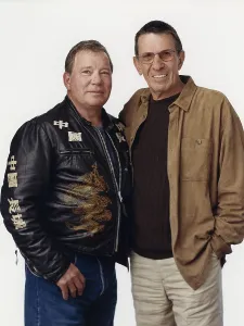Shatner Prints: From left, William Shatner, Leonard Nimoy, 2002