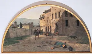 Emilia Romagna Prints: Lega Silvestro, War, 1863, 19th Century