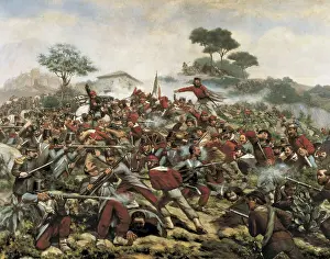 Garibaldi Prints: LEGAT, Remigio (19th century). Battle of Calatafimi