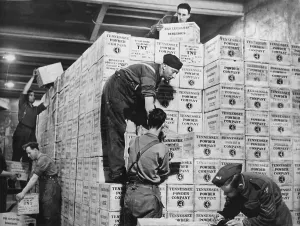 Ammunition Prints: Lend Lease war materials for England
