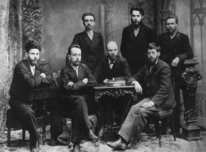 Theorists Prints: Lenin with the League of Struggle for the Emancipation of the Working Class in 1897
