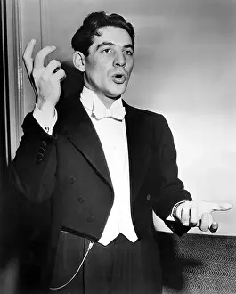 Composer Prints: Leonard Bernstein (1918-1990) American composer & conductor