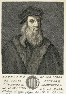 Florentina Prints: LEONARDO DA VINCI (1452-1519). Engraving