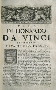 Napoli Prints: LEONARDO DA VINCI (1452-1519). 'Life of Leonardo da Vinci'