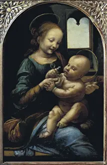 Firenze Prints: LEONARDO DA VINCI (1452-1519). Madonna Benois
