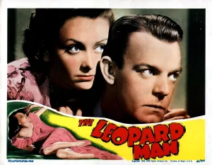 1943 Movies Prints: THE LEOPARD MAN, from left, Jean Brooks, Dennis O'Keefe, 1943