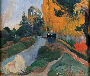 Archaeology Prints: Les Alyscamps, by Paul Gauguin