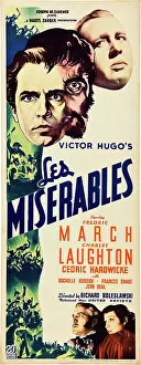 Images Dated 9th February 2009: LES MISERABLES, top from left: Fredric March