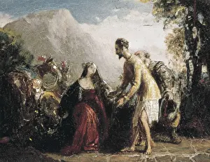 Miguel De 1547 1616 Prints: LESLIE, Charles Robert (1794-1859)