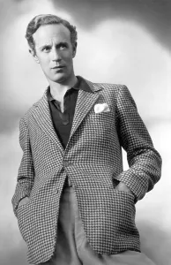 Checkered Blazer Prints: LESLIE HOWARD publicity portrait for ROMEO AND JULIET, 1936