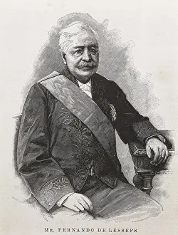 Ferdinand Prints: Lesseps, Ferdinand, vicomte de (1805-1894)