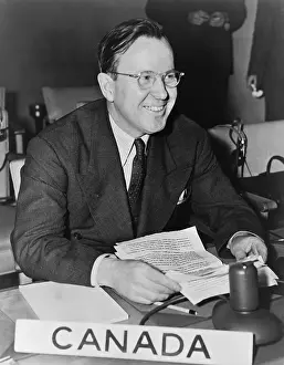 Lester Prints: Lester Pearson, Canada's delegate to the General Assembly of the United Nations