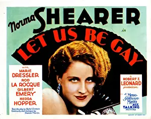 Shearer Prints: LET US BE GAY, Norma Shearer, 1930