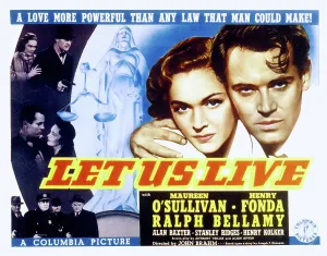 Fonda Prints: LET US LIVE, Maureen O'Sullivan, Henry Fonda, 1939