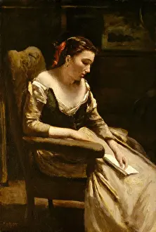Informal Prints: THE LETTER, by Camille Corot, 1865