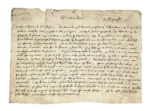 Columbus Prints: Letter from Columbus to Queen Elizabeth I