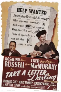 Benchley Prints: TAKE A LETTER, DARLING, US poster art