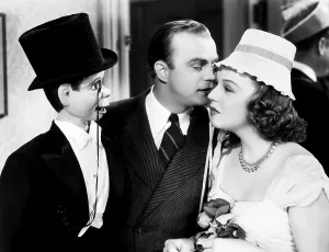 Bergen Prints: LETTER OF INTRODUCTION, from left, Charlie McCarthy, Edgar Bergen, Rita Johnson, 1938