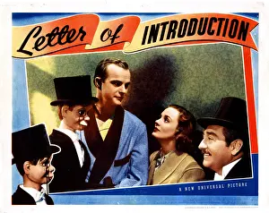 Top Hat Prints: LETTER OF INTRODUCTION, from left