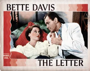 THE LETTER, from left, Bette Davis, Herbert Marshall, 1940
