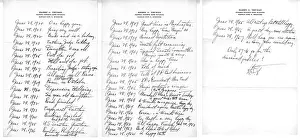 Ladies Prints: Letter former President Harry Truman sent to his wife