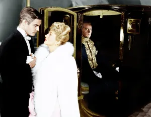 Fur Collar Prints: LETTER FROM AN UNKNOWN WOMAN, from left: Louis Jordan, Joan Fontaine, Marcel Journet, 1948