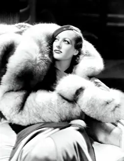 Fur Wrap Prints: LETTY LYNTON, Joan Crawford, 1932