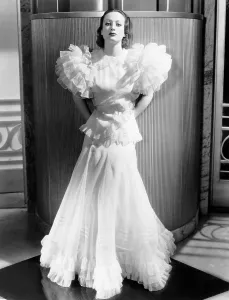 Puffy Sleeves Prints: LETTY LYNTON, Joan Crawford, in a gown by Adrian, 1932